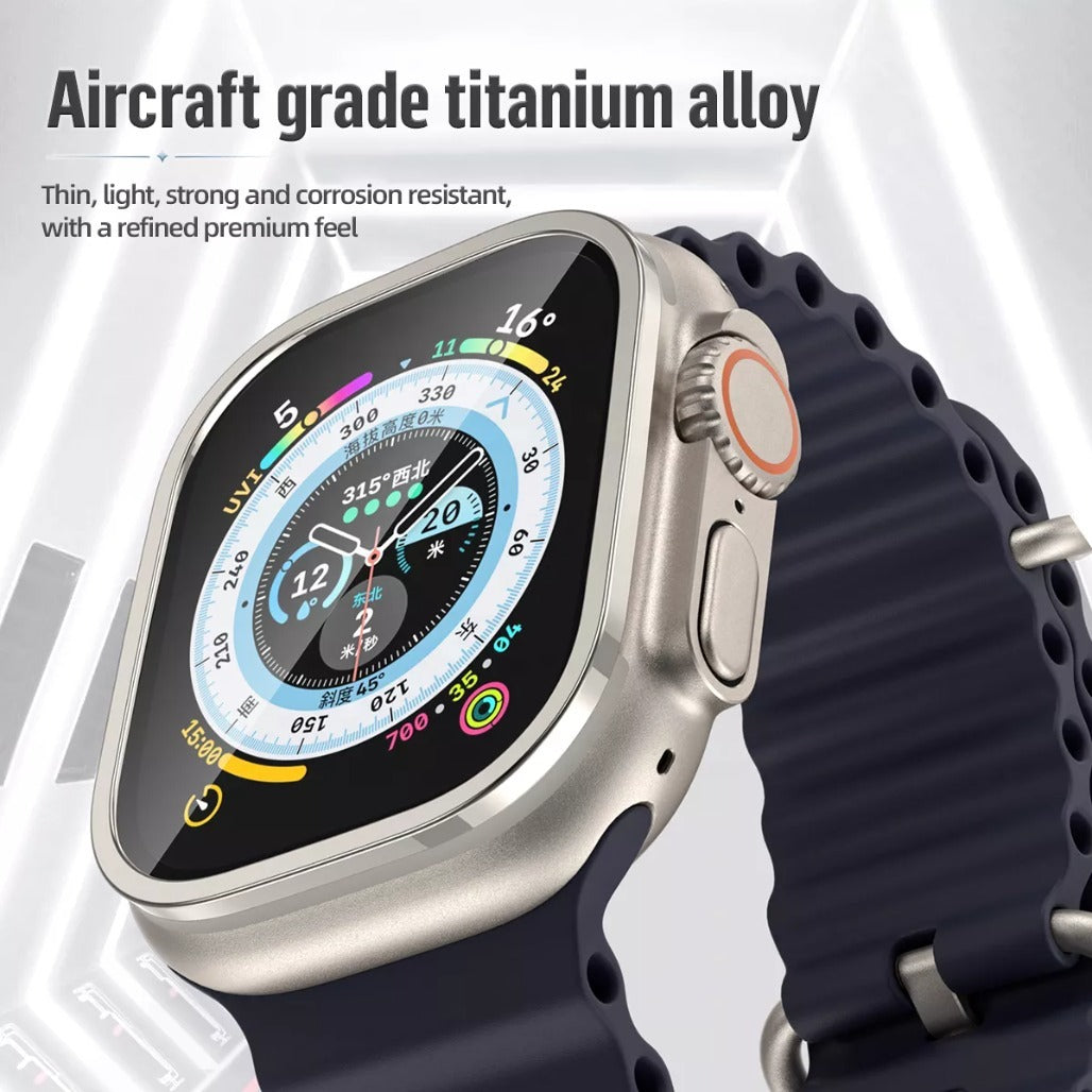 Blueo Titanium Frame for Apple Watch Ultra 49 mm - Black