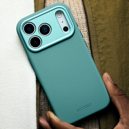 Decoded AntiMicrobial Silicone Case | Retro Blue | iPhone 17 Pro