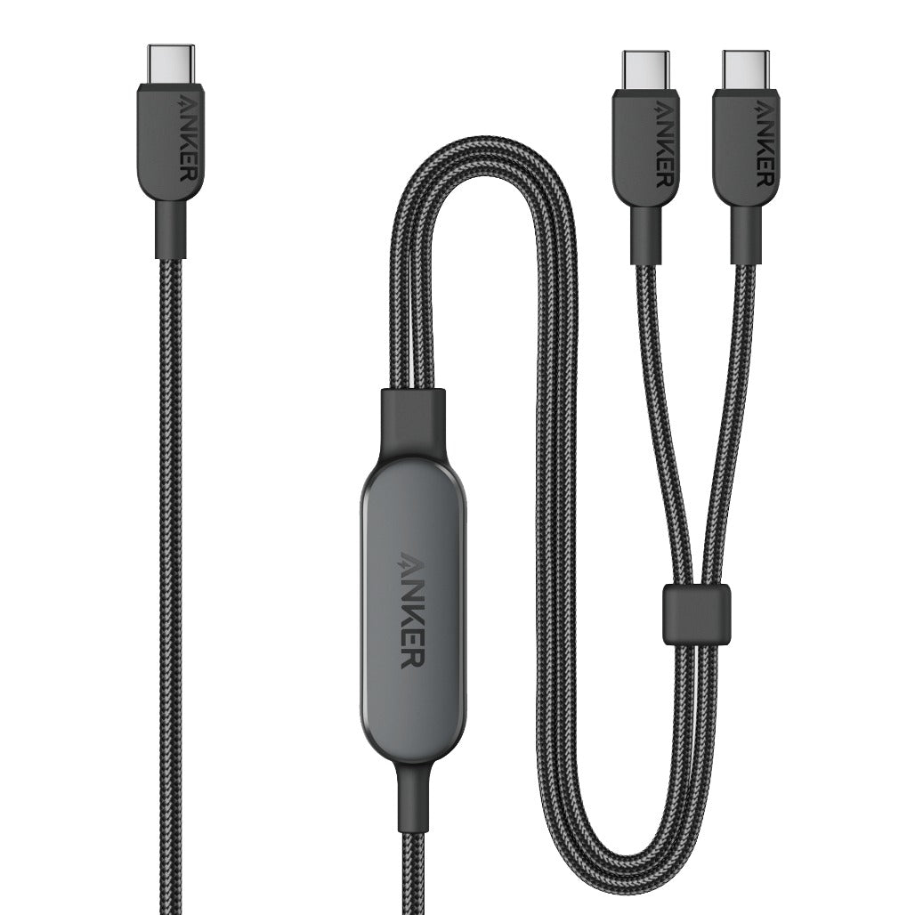 Anker 140W 2-in-1 USB-C to USB-C Cable - A8895H12