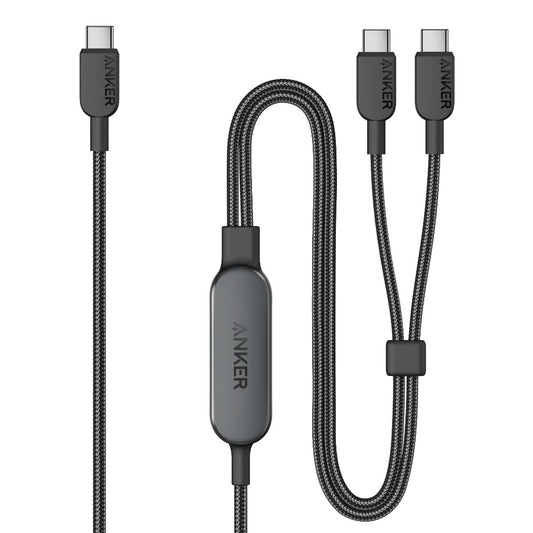 Anker 140W 2-in-1 USB-C to USB-C Cable - A8895H12