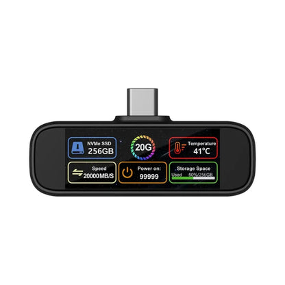 Powerology Vaultx 256Gb , 512Gb & 1Tb Mini Portable SSD Drive - Black