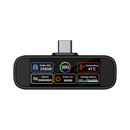 Powerology Vaultx 256Gb , 512Gb & 1Tb Mini Portable SSD Drive - Black