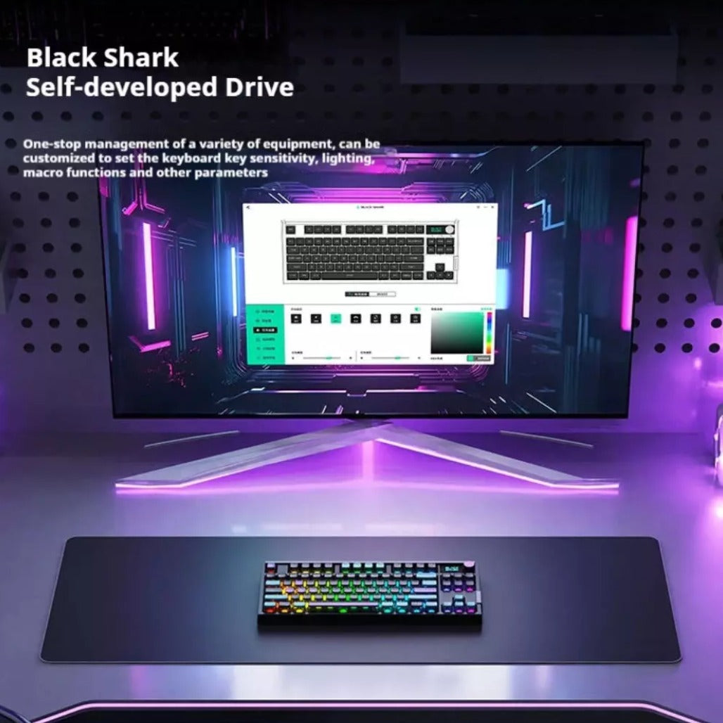 Black Shark Wireless Gaming Keyboard with Gasket Design