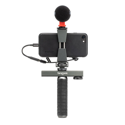 Saramonic VGM Smartphone / Camera Vlogging & Video Kit w/ Stabilizing Grips, Accessory Mounts & Vmic Mini Mic