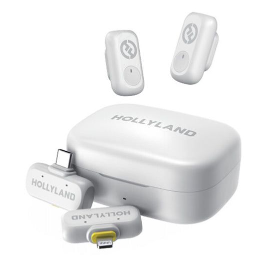 HollyLand Lark A1 Wireless Mini Microphone - White Edition