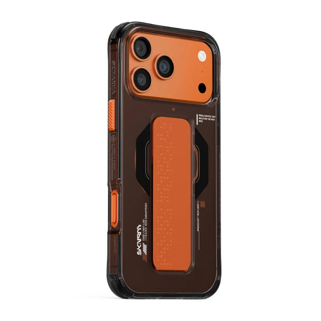 Skinarma HAXA Mag-Charge with Grip-Stand for iPhone 17 Pro / 17 Pro Max - Black