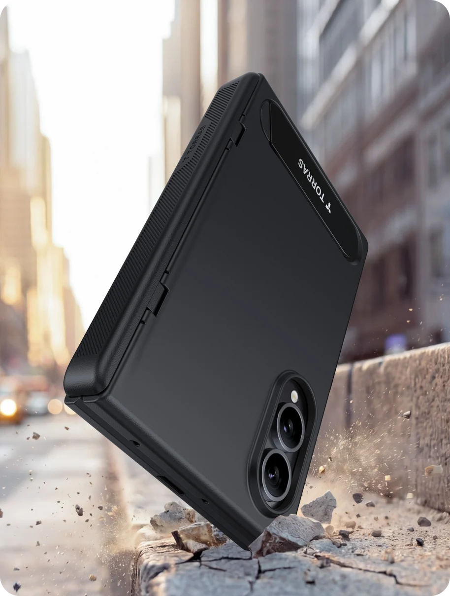 Torras Ostand L1 MagSafe Case for Samsung Galaxy Z Fold 8 with Screen Protector