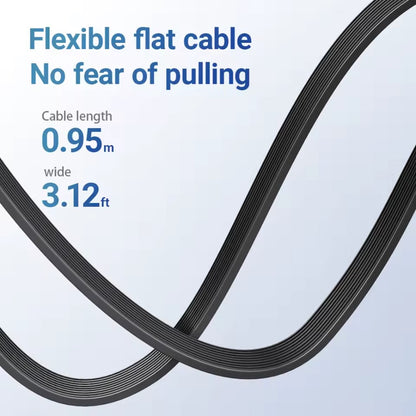 Acefast J3 Multifunctional Travel Set with Retractable Charging Data Cable Black