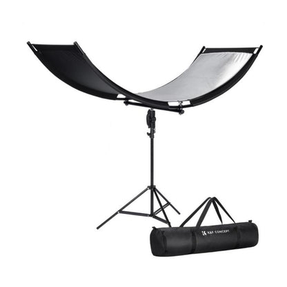 K&F Curved Reflector - 180x60cm with 1.9m Stand