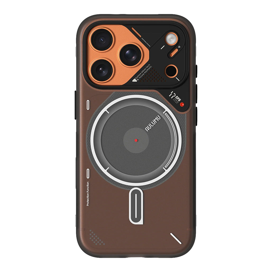 Aulumu A17 Frosted Case for iPhone 17 Pro / 17 Pro Max - Translucent Gray | Subtle Glow-in-the -Dark | MagSafe