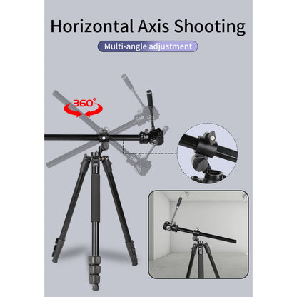 Jmary 2-in-1 Monopod & Horizontal Axis Tripod - KS355+HG60