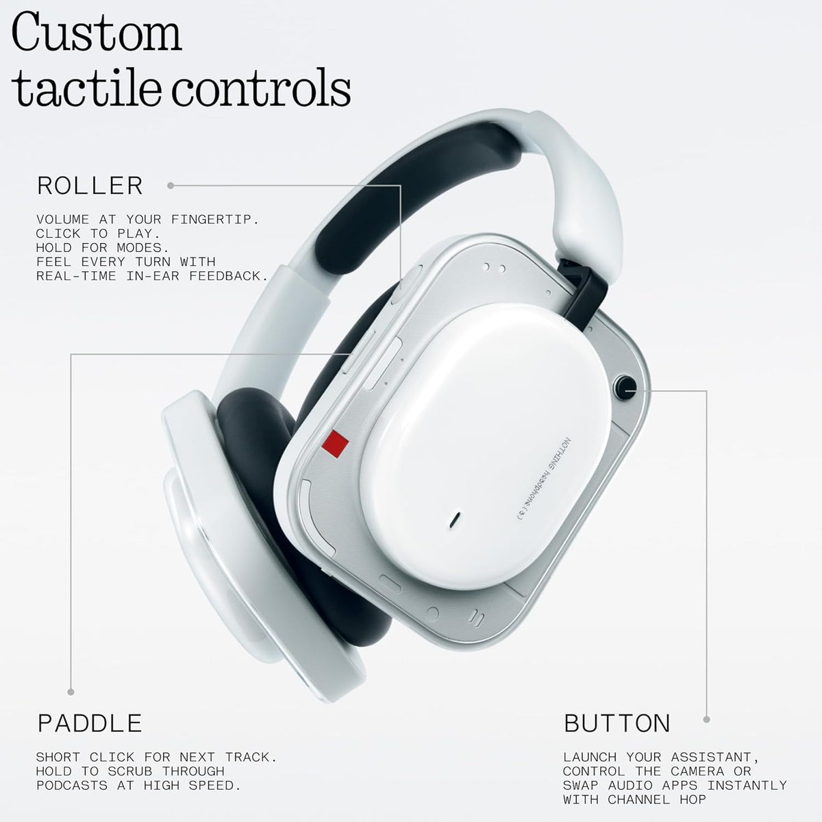 Nothing Headphone (a) - Adaptive Active Noise Cancelling Headphones