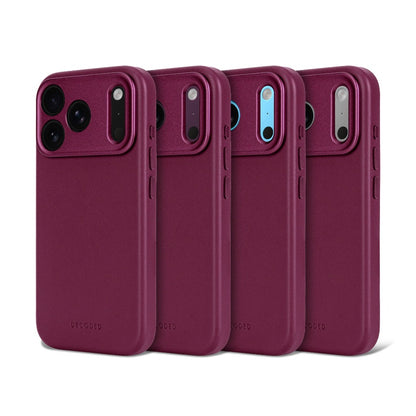 Decoded Leather Case - Aubergine - iPhone 18 Pro/18 Pro Max