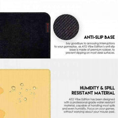 Fantech ATO MP905 Vibe Edition Desk Mat Sandy Charcoal - Pixel Zones