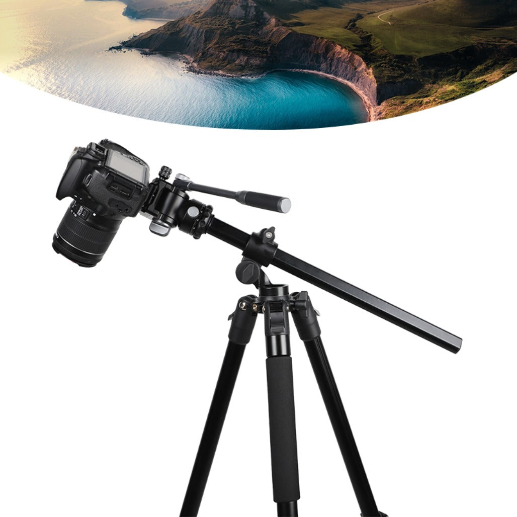 Jmary 2-in-1 Monopod & Horizontal Axis Tripod - KS355+HG60