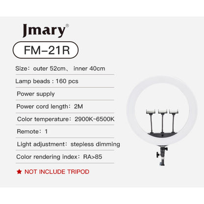 Jmary FM-21R 21" Ring Light - 160 Pieces