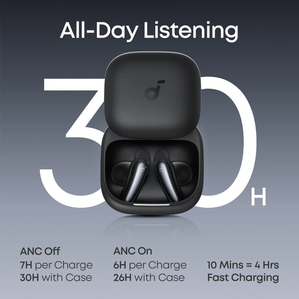 Anker Liberty Buds - Wireless Semi-in-Ear Earbuds with ANC