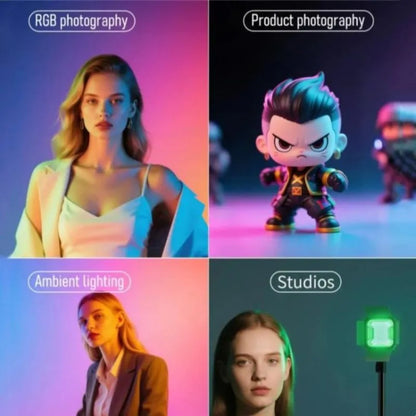 Jmary FM-428RGB Pocket-Sized Magnetic 30W Portable RGB LED Video Light