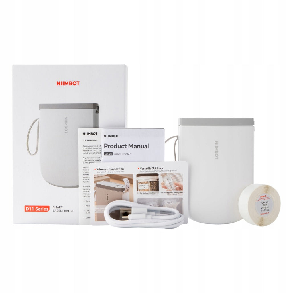 Niimbot D11_H Smart Label Printer - White