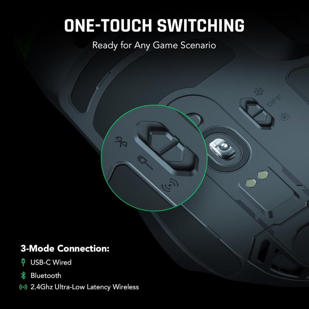 Black Shark Funcooler Wireless Gaming Mouse with Active Cooling & Heating