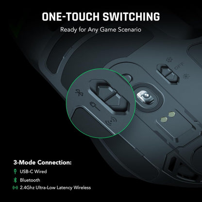 Black Shark Funcooler Wireless Gaming Mouse with Active Cooling & Heating