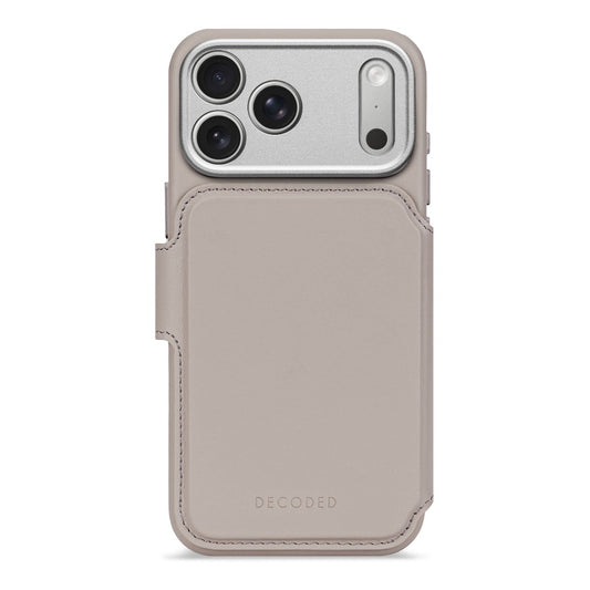 Decoded Leather Detachable Wallet Case | Solid Clay | iPhone 17 Pro / iPhone 17 Pro  Max
