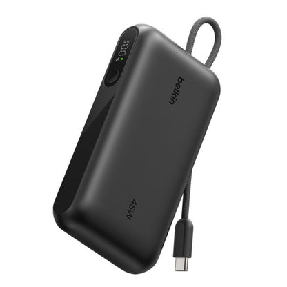 Belkin Power Bank 10K with Integrated Cable and Display