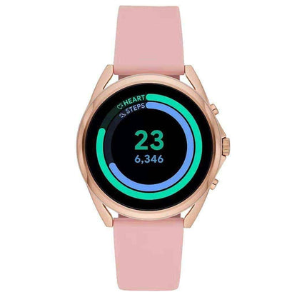 Fossil Gen 5 LTE Smartwatch Blush Silicone - Pixel Zones