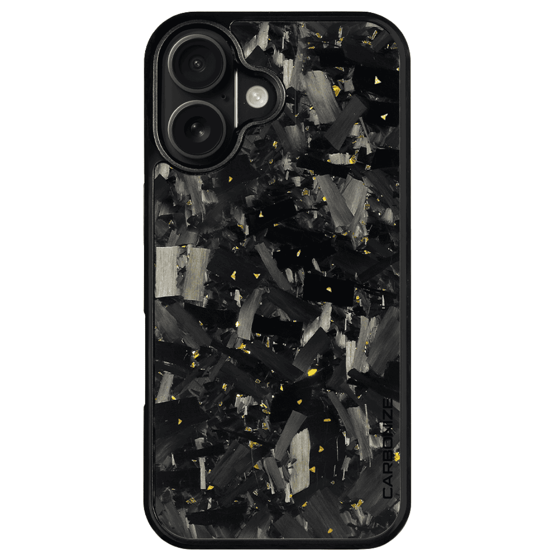 Carbonize Big Flake Forged Carbon Fiber Cover Series – For iPhone 17 Pro Max / 17 Pro / iPhone Air / 16 Pro Max / 16 Pro / 16 / 15 Pro Max