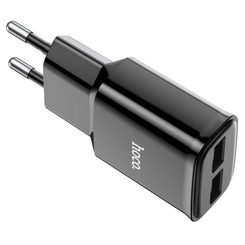 Hoco C88A USB-C Adapter with Charging Cable – 2.4A EU Plug Fast Charger