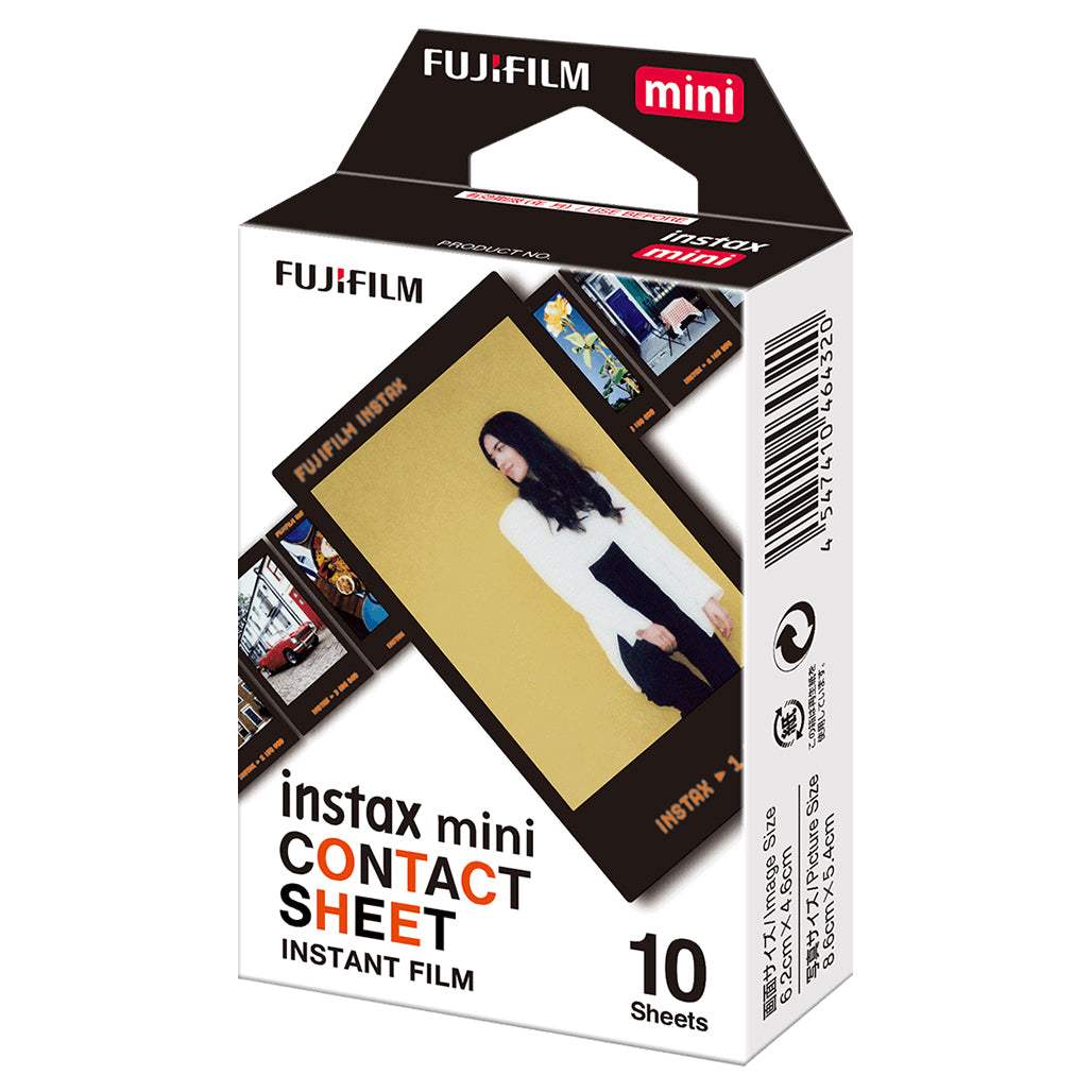 instax mini Contact Sheet Film – Vintage Black Border, 10 Exposures