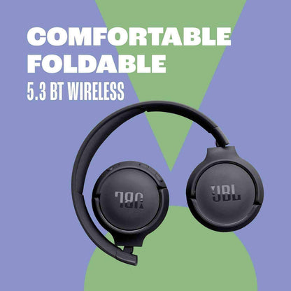 JBL Tune 520BT Wireless Pure Bass Sound Headphones Navy Blue - Pixel Zones