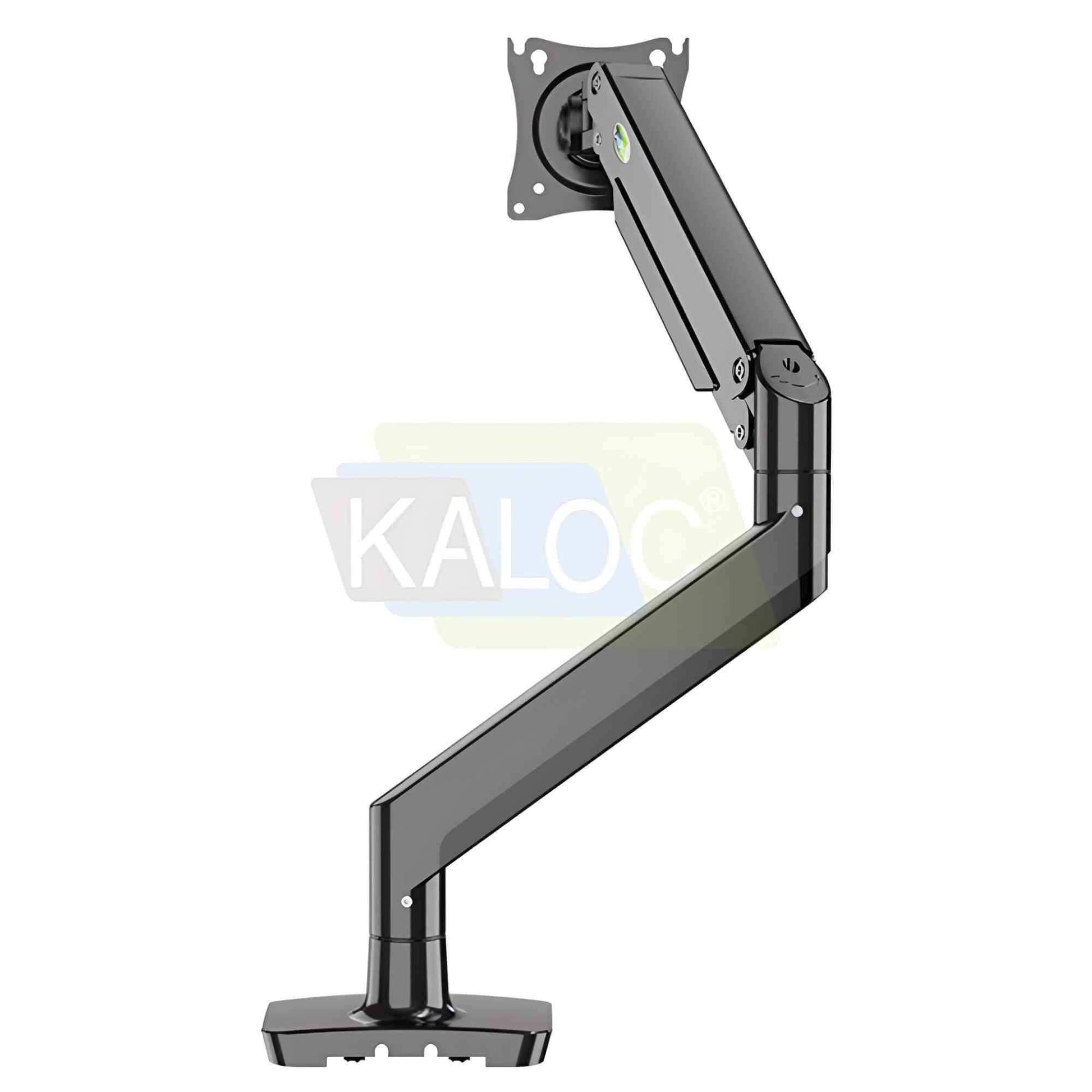 Kaloc DS160-S Single Desk Monitor Arm Adjustable Gas Spring Support Max 40 Inch - Pixel Zones