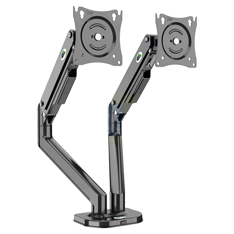 Kaloc DS200-2/B Dual Monitor Desk Arm Mount Stand 15-30