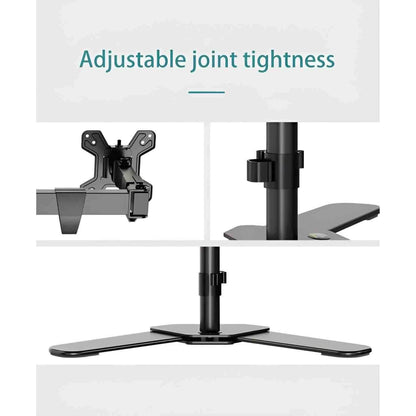 Kaloc DW220-T Dual Monitor Arm Desk Mount Fully Adjustable Stand 17" to 27" - Pixel Zones