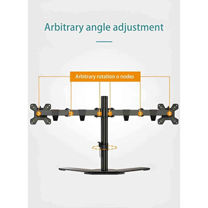 Kaloc DW220-T Dual Monitor Arm Desk Mount Fully Adjustable Stand 17" to 27" - Pixel Zones