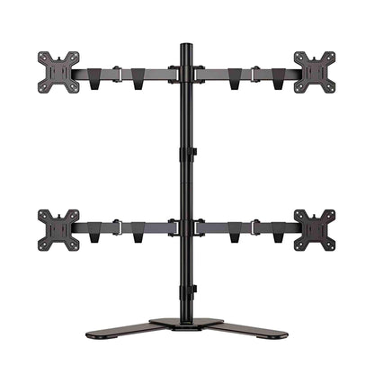 Kaloc DW240-T 4 Monitor Desk Mount Heavy Duty Fully Adjustable Stand 17" to 27" - Pixel Zones
