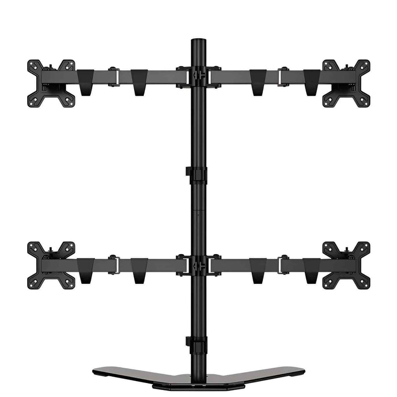 Kaloc DW240-T 4 Monitor Desk Mount Heavy Duty Fully Adjustable Stand 17
