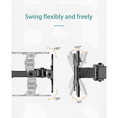 Kaloc KLC-DW240-J 4 Monitor Desk Mount Heavy Duty Fully Adjustable Stand 17" to 27" - Pixel Zones