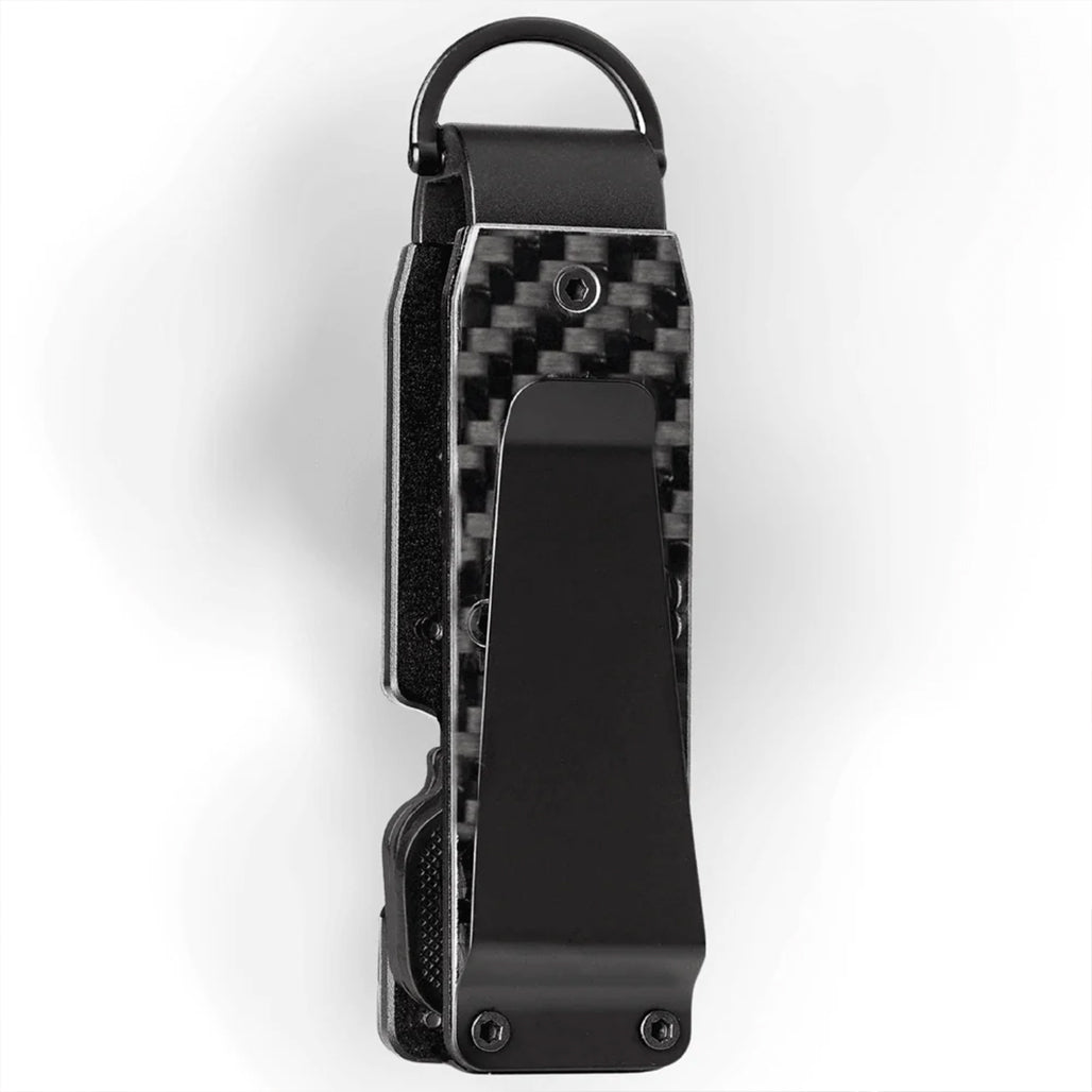 Carbonize 3K Twill Real Carbon Fiber Key Organizer Lite - Compact & Lightweight Key Holder (Black)