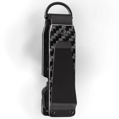 Carbonize 3K Twill Real Carbon Fiber Key Organizer Lite - Compact & Lightweight Key Holder (Black)