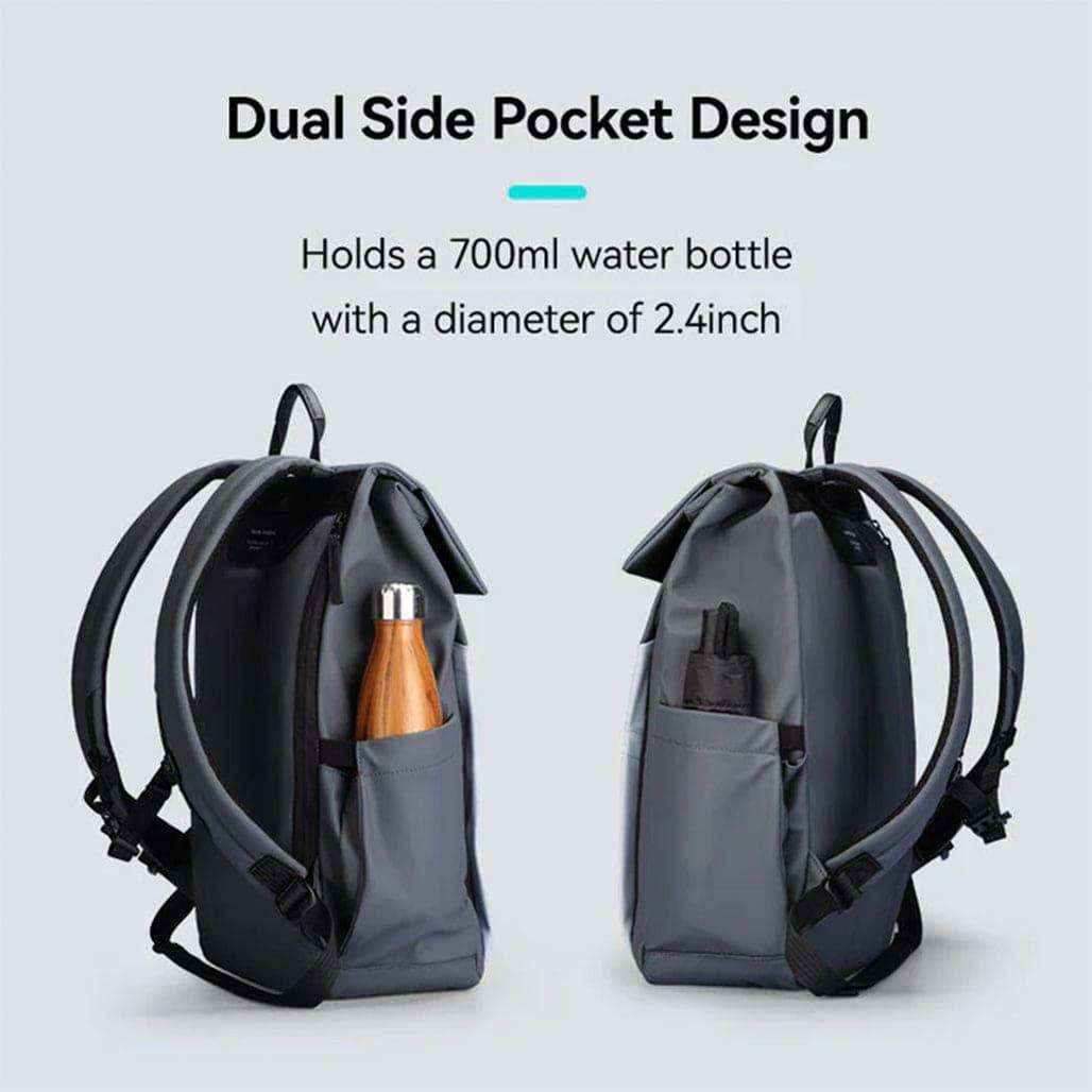 Mark Ryden Urbanity Gray Waterproof Backpack with Spacious Compartments Pixel Zones