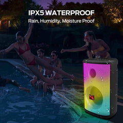 Monster Sparkle MS22119 Waterproof Bluetooth Party Speaker 80W - Pixel Zones