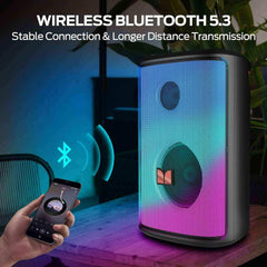 Monster Sparkle MS22119 Waterproof Bluetooth Party Speaker 80W - Pixel Zones