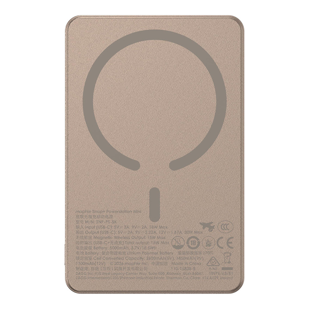 Mophie Snap+ Powerstation Mini 5K Magnetic Power Bank