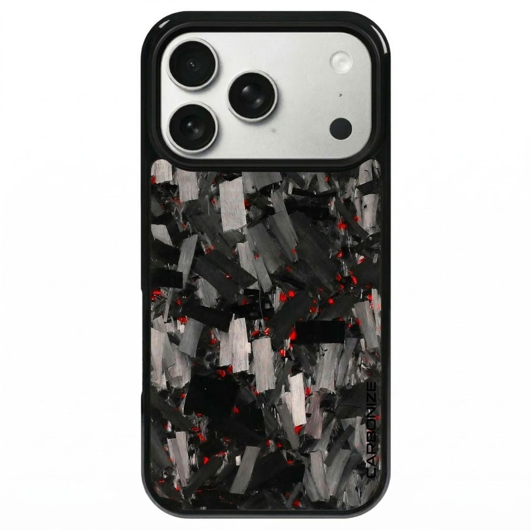 Carbonize Big Flake Forged Carbon Fiber Cover Series – For iPhone 17 Pro Max / 17 Pro / iPhone Air / 16 Pro Max / 16 Pro / 16 / 15 Pro Max