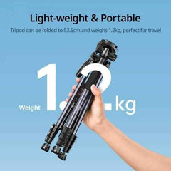 Ugreen LP661-15187 Professional Tripod For Phone Camera DSLR with Bag - Pixel Zones