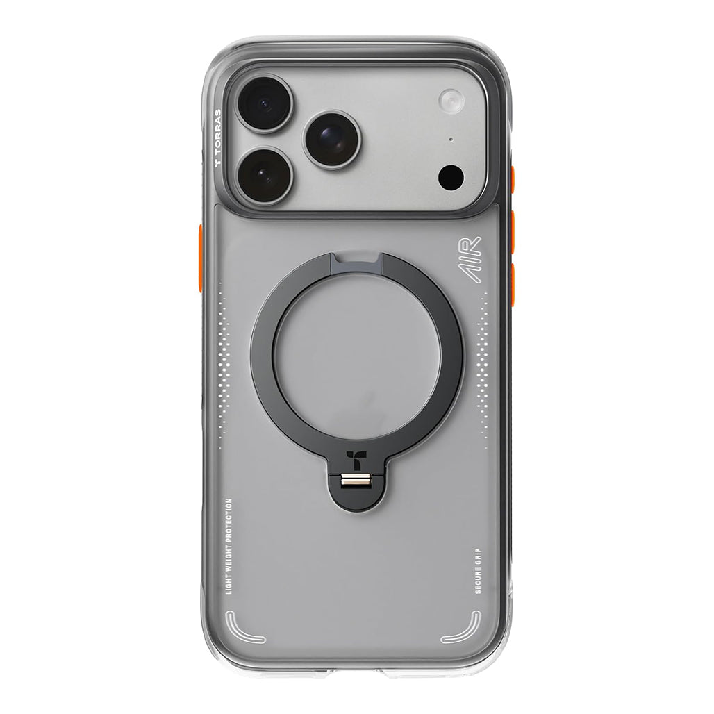 Torras Ostand Spin Q3 Air for iPhone 17 Pro/ iPhone 17 Pro Max - Shadow Black