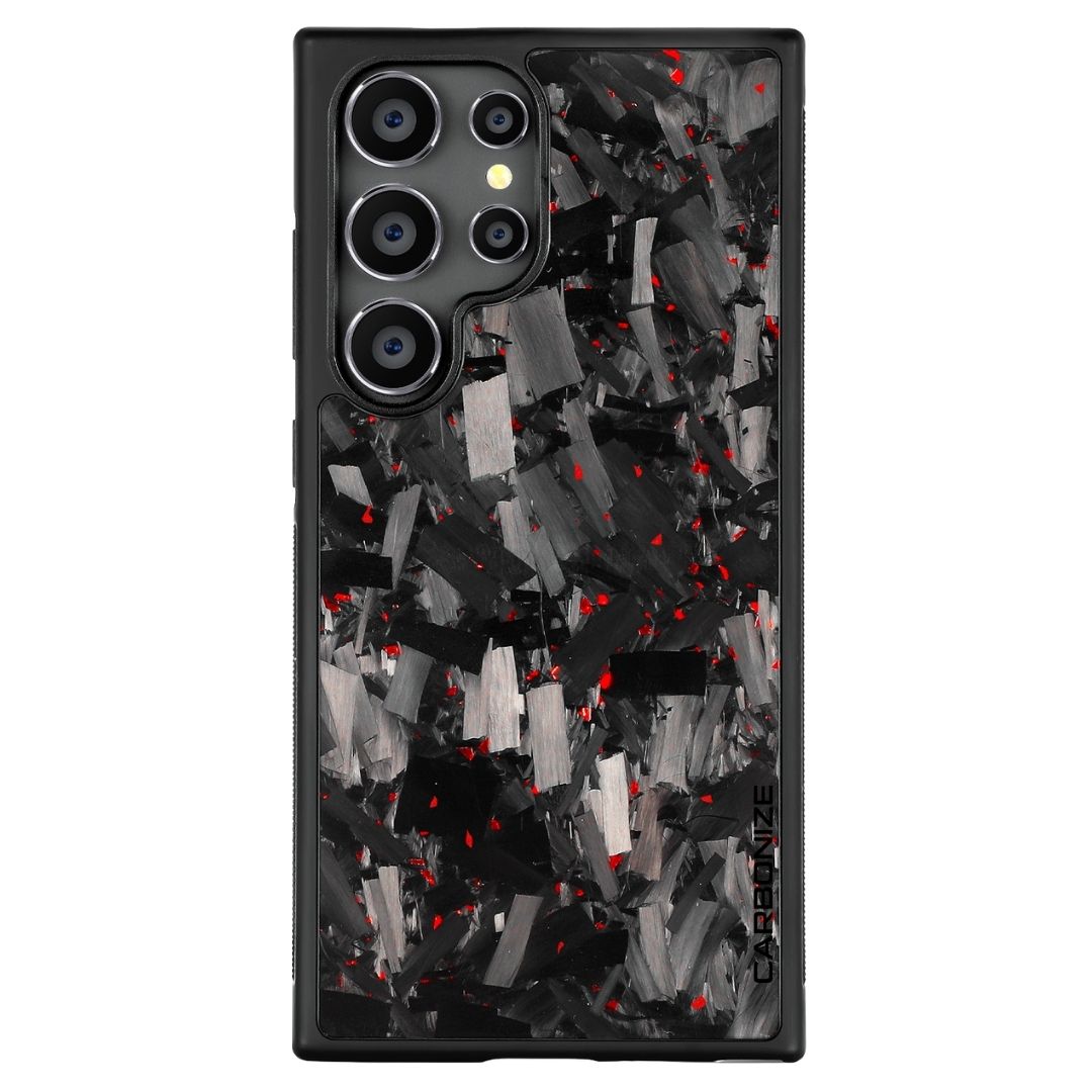 Carbonize Big Flake FORGED Carbon Fiber Cover — Real Carbon Fiber Case for Samsung S Series