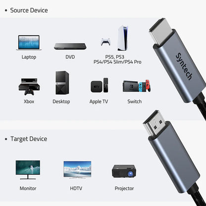 Syntech 4K HDMI Cable (2-Pack)